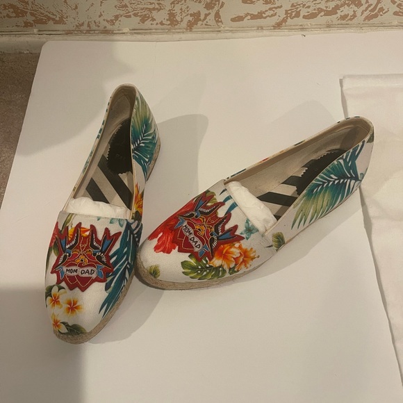 Mom Dad Louboutin Multi colored Espadrilles. - Picture 6 of 7